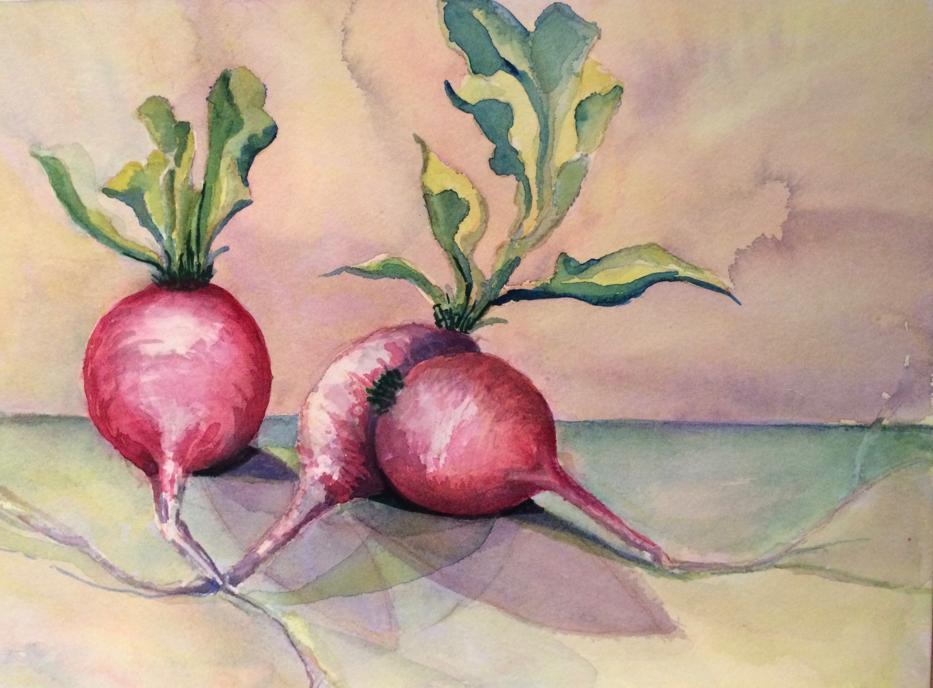 Radishes 2 copyright Peggy Willett