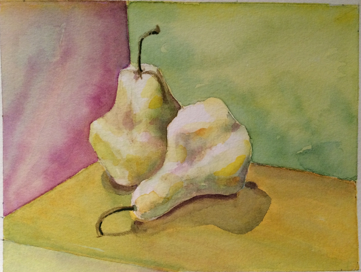 Two Pears final C Peggy Willett
